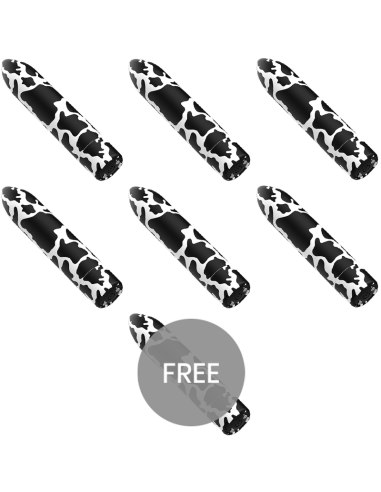 CUSTOM BULLETS - RECHARGEABLE COW MAGNETIC BULLET 10 INTENSITIES 6 1 FREE