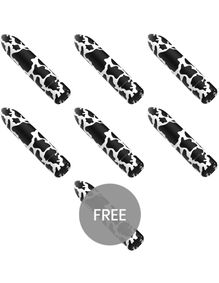 CUSTOM BULLETS - RECHARGEABLE COW MAGNETIC BULLET 10 INTENSITIES 6 1 FREE