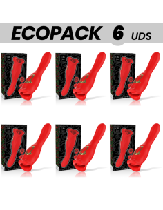 ECOPACK 6 UNITS - MIA SIENA TRIPLE PLEASURE VIBRATING BITING