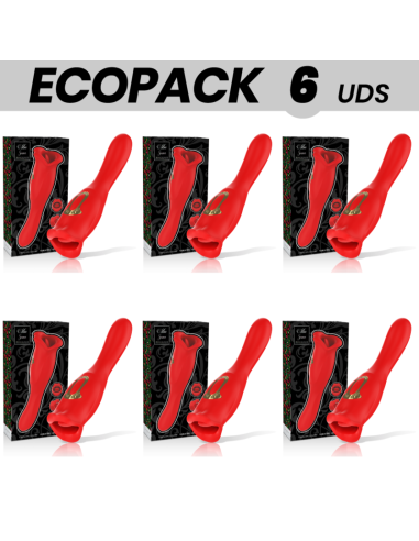 ECOPACK 6 UNITS - MIA SIENA TRIPLE PLEASURE VIBRATING BITING