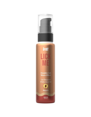 INTT - LICK ME PEACH VALGOMAS GELIS SU ŠILDYMO EFEKTU