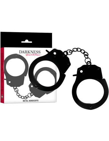 DARKNESS - METAL HANDCUFFS FOR BLACK HANDS