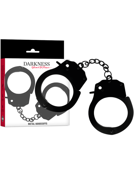 DARKNESS - METAL HANDCUFFS FOR BLACK HANDS