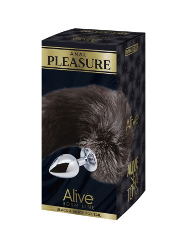 ALIVE - ANALINIO MALONUMŲ KAIŠTELIS METALINĖS LAPĖS UODEGOS DYDIS M