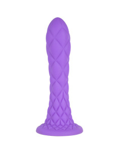 SILEXD - DREAMY DILDO FANTASY SKYSTAS SILIKONAS TERMOAKTYVUS VIOLETINIS 18,5 CM