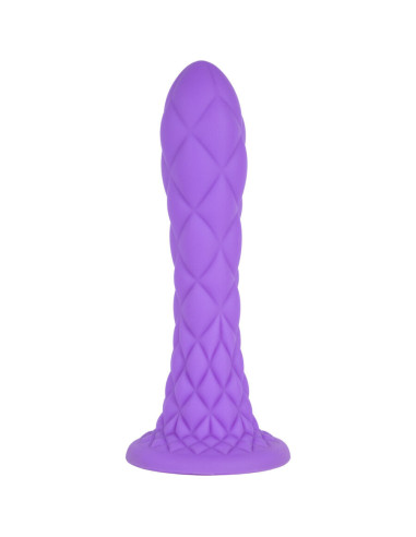 SILEXD - DREAMY DILDO FANTASY SKYSTAS SILIKONAS TERMOAKTYVUS VIOLETINIS 18,5 CM