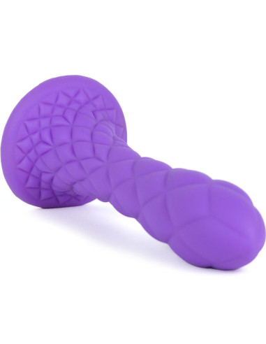 SILEXD - DREAMY DILDO FANTASY SKYSTAS SILIKONAS TERMOAKTYVUS VIOLETINIS 18,5 CM
