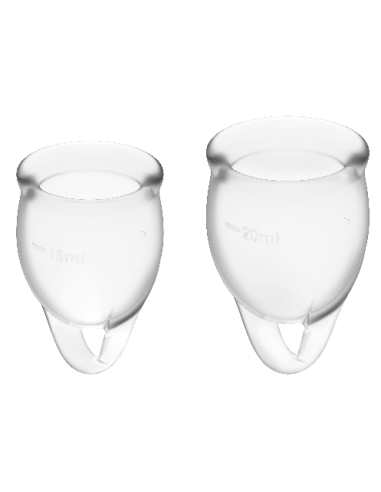 SATISFYER – PASITIKĖJIMAS MENSTRUACINĖ TAURELĖ, TAMSI MĖLYNA, 15 20 ML
