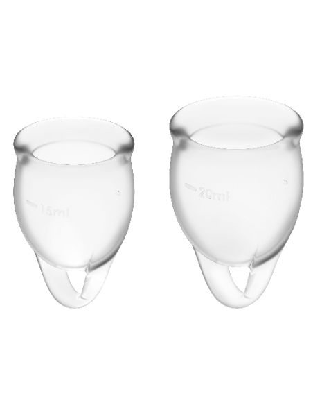 SATISFYER – PASITIKĖJIMAS MENSTRUACINĖ TAURELĖ, TAMSI MĖLYNA, 15 20 ML