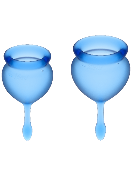 SATISFYER - FEEL GOOD MENSTRUAL CUP DARK BLUE 15 20 ML