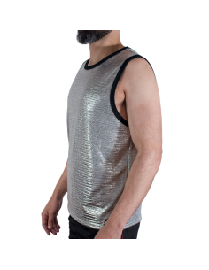 MACHO - FINE GLITTER T-SHIRT S-M 2