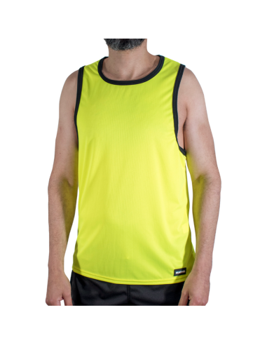 MACHO - CMV001 YELLOW GYM T-SHIRT S-M