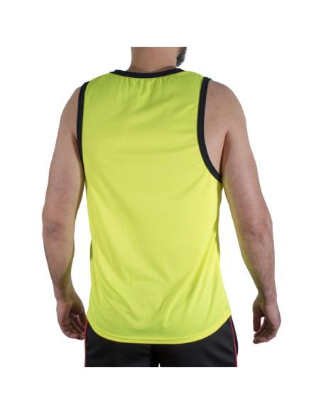 MACHO - CMV001 YELLOW GYM T-SHIRT S-M