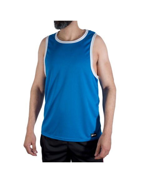 MACHO - CMV002 BLUE GYM T-SHIRT S-M