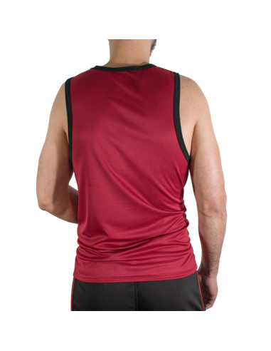MACHO - CMV003 MAROON GYM T-SHIRT S-M
