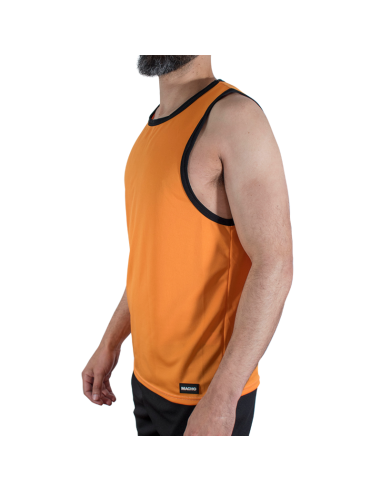 MACHO - CMV005 ORANGE GYM T-SHIRT S-M