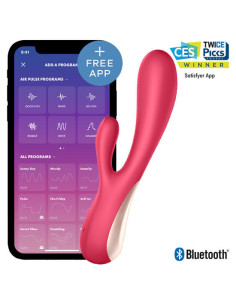 SATISFYER - MONO FLEX RED WITH APP