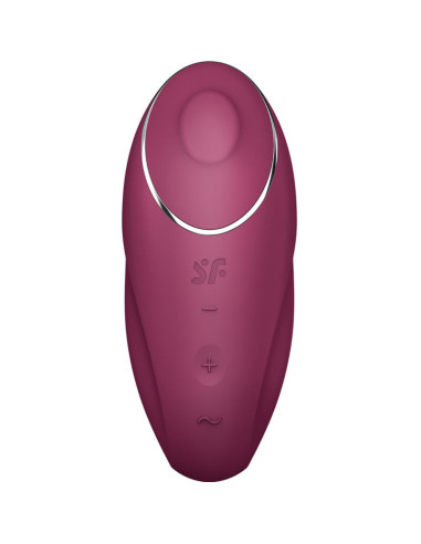 SATISFYER - TAP and CLIMAX 1 UŽDĖJAMAS VIBRATORIUS, RAUDONAS