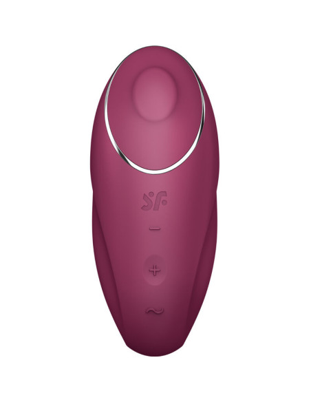 SATISFYER - TAP and CLIMAX 1 UŽDĖJAMAS VIBRATORIUS, RAUDONAS
