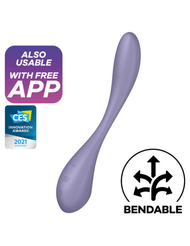 SATISFYER - G-SPOT FLEX 5 MULTI VIBRATOR LILAC