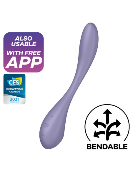 SATISFYER - G-SPOT FLEX 5 MULTI VIBRATOR LILAC