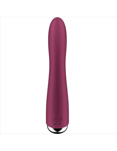 SATISFYER – besisukantis vibratorius 1 G-SPOT raudonas