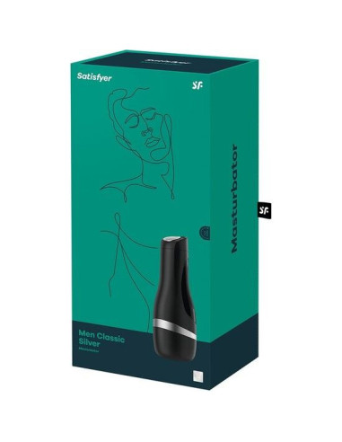 SATISFYER - VYRAMS MASTURBATORIUS CLASSIC SILVER