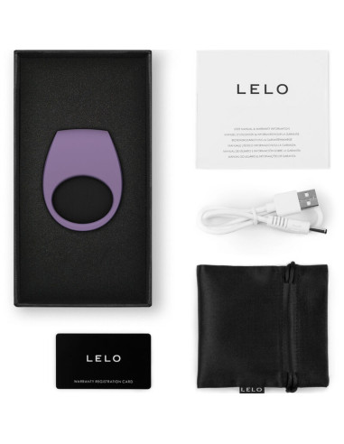 LELO - TOR 3 VIOLETINIS VIBRAVIATORIAUS ŽIEDAS