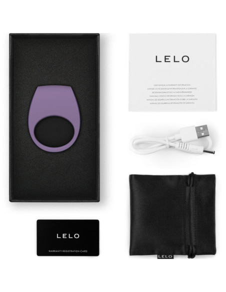 LELO - TOR 3 VIOLETINIS VIBRAVIATORIAUS ŽIEDAS