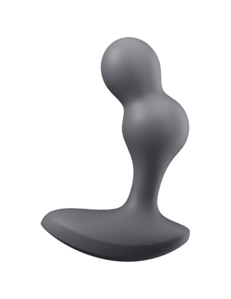 SATISFYER - DEEP DIVER VIBRATING PLUG APP GREY