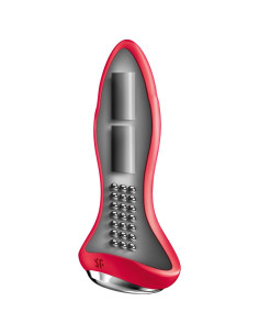 SATISFYER - ROTATOR PLUG 1 VIBRATING PLUG APP RED 2