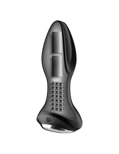 SATISFYER – „ROTATOR PLUG 2“ vibruojančio kištuko programėlė, juoda 2