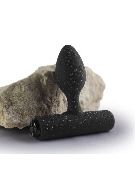 ROCKS-OFF - NOVA SOLARIS RECHARGEABLE SLIM and POWERFUL ANAL PLUG 16 FUNCTION BLACK