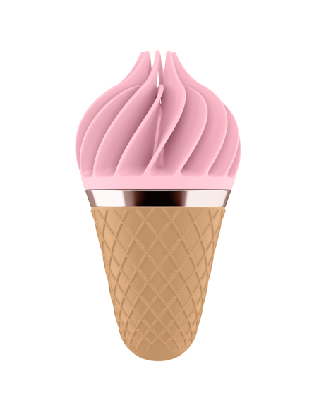 SATISFYER - SALDUS GARDĖSIS SPINNATOR RUDAS IR ROŽINIS