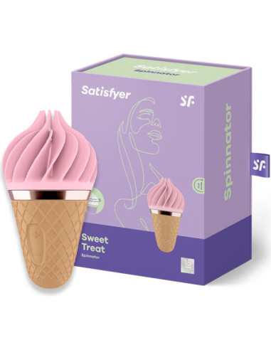 SATISFYER - SWEET TREAT SPINNATOR BROWN and PINK