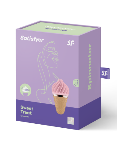 SATISFYER - SWEET TREAT SPINNATOR BROWN and PINK