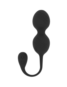RITHUAL - NISHA RECHARGEABLE VIBRATING KEGEL BALLS BLACK 2