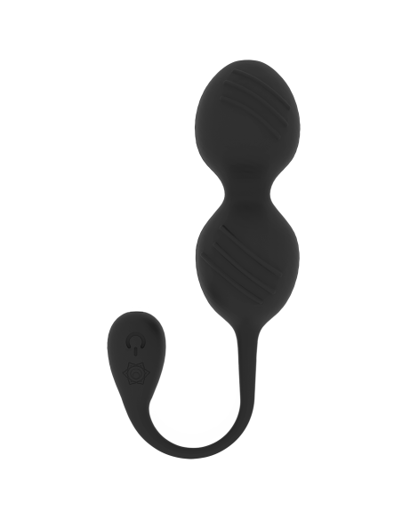 RITHUAL - NISHA RECHARGEABLE VIBRATING KEGEL BALLS BLACK