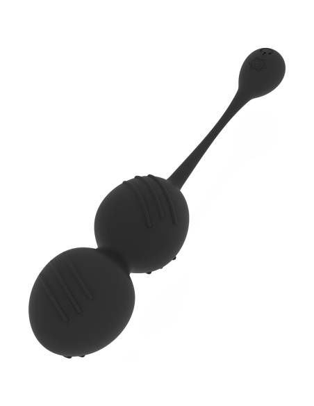 RITHUAL - NISHA RECHARGEABLE VIBRATING KEGEL BALLS BLACK