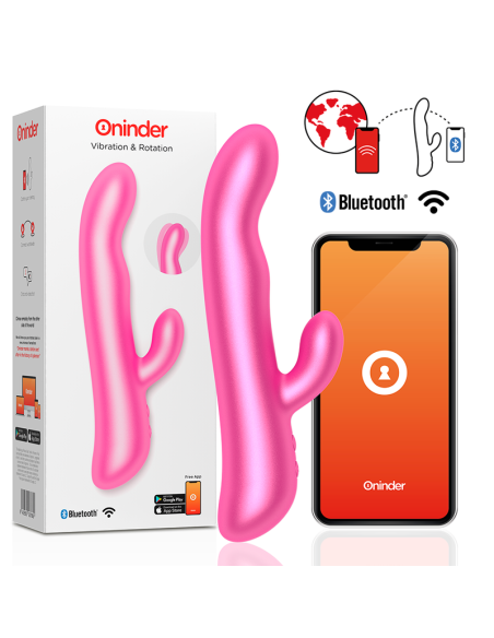 ONINDER - OSLO VIBRACIJA IR SUKIMASIS PINK - NEMOKAMA PROGRAMĖLĖ