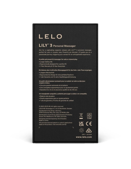 LELO - LILY 3 PERSONAL MASSAGER - AQUA GREEN