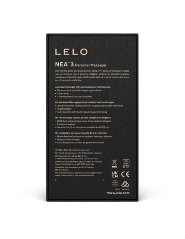 LELO - NEA 3 PERSONAL MASSAGER BLACK