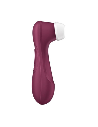 SATISFYER – 2 KARTOS „PRO 3“ SKYSTO ORO TECHNOLOGIJA, VYNO RAUDONO SPALVOS