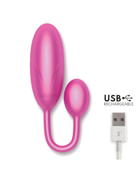 ONINDER - DENVER VIBRATING EGG PINK 7 X 2.7 CM FREE APP
