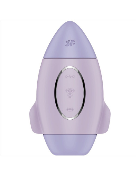 SATISFYER - MISSION CONTROL LILAC MAŽAS DVIGUBO IMPULSO VIBRATORIUS