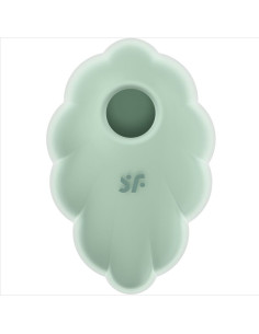 SATISFYER - CLOUD DANCER GREEN AIR PULSE VIBRATOR 2