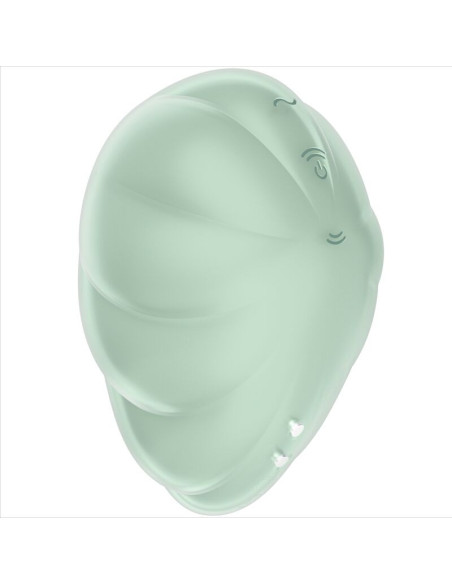 SATISFYER - CLOUD DANCER GREEN AIR PULSE VIBRATOR