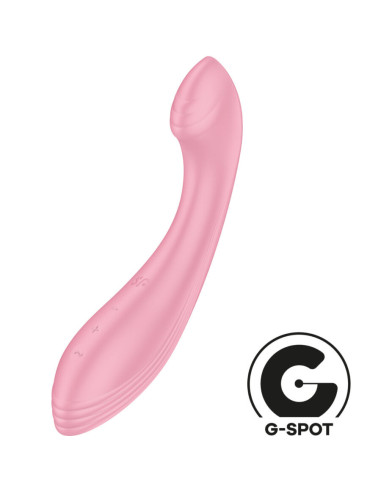 SATISFYER - G-FORCE VIBRATORIUS G-SPOT STIMULIATORIUS, ROŽINIS