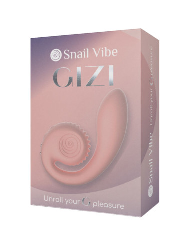 SNAIL VIBE - GIZI DVIGUBAS STIMULIATORIUS ROŽINIS