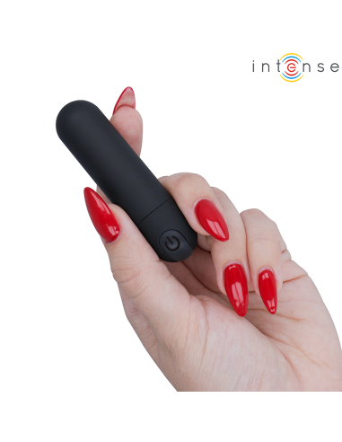 INTENSE - KAREN MINI RECHARGEABLE VIBRATING BULLET BLACK